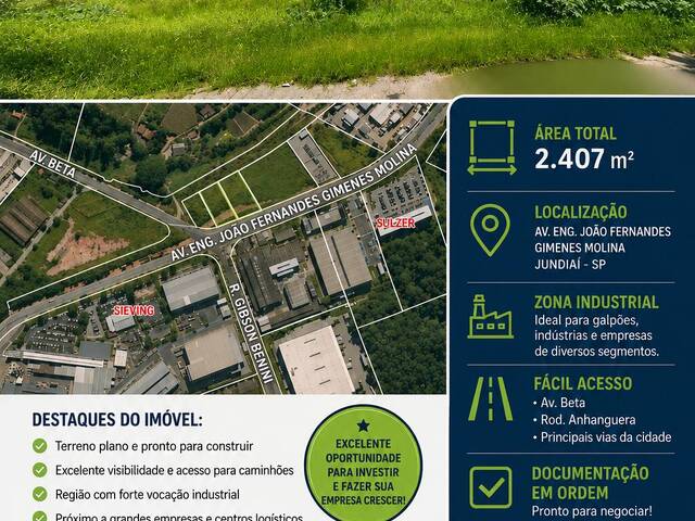 #2255 - Área para Venda em Jundiaí - SP - 3
